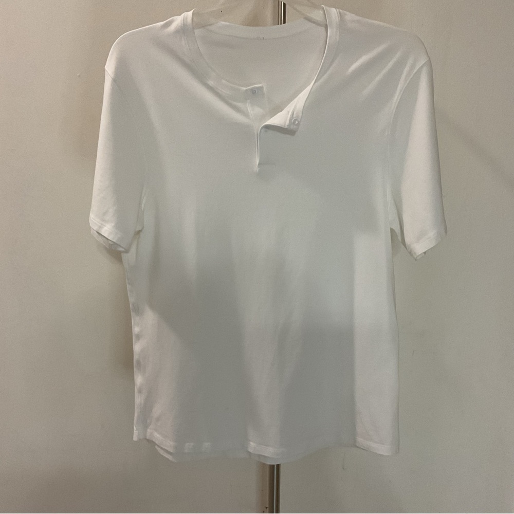 Lululemon White Short Sleeve Shirt Size S